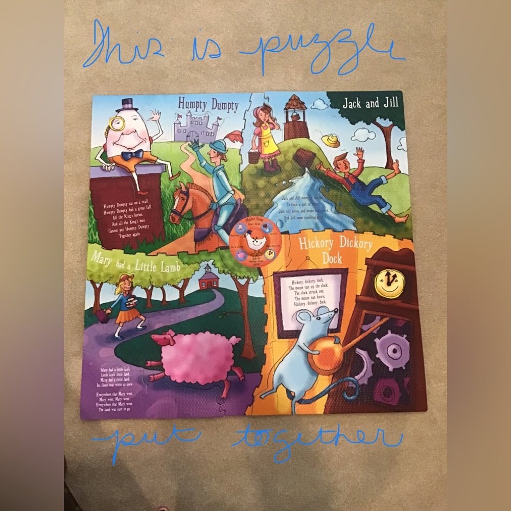 Mother Goose Nursery Musical Puzzle